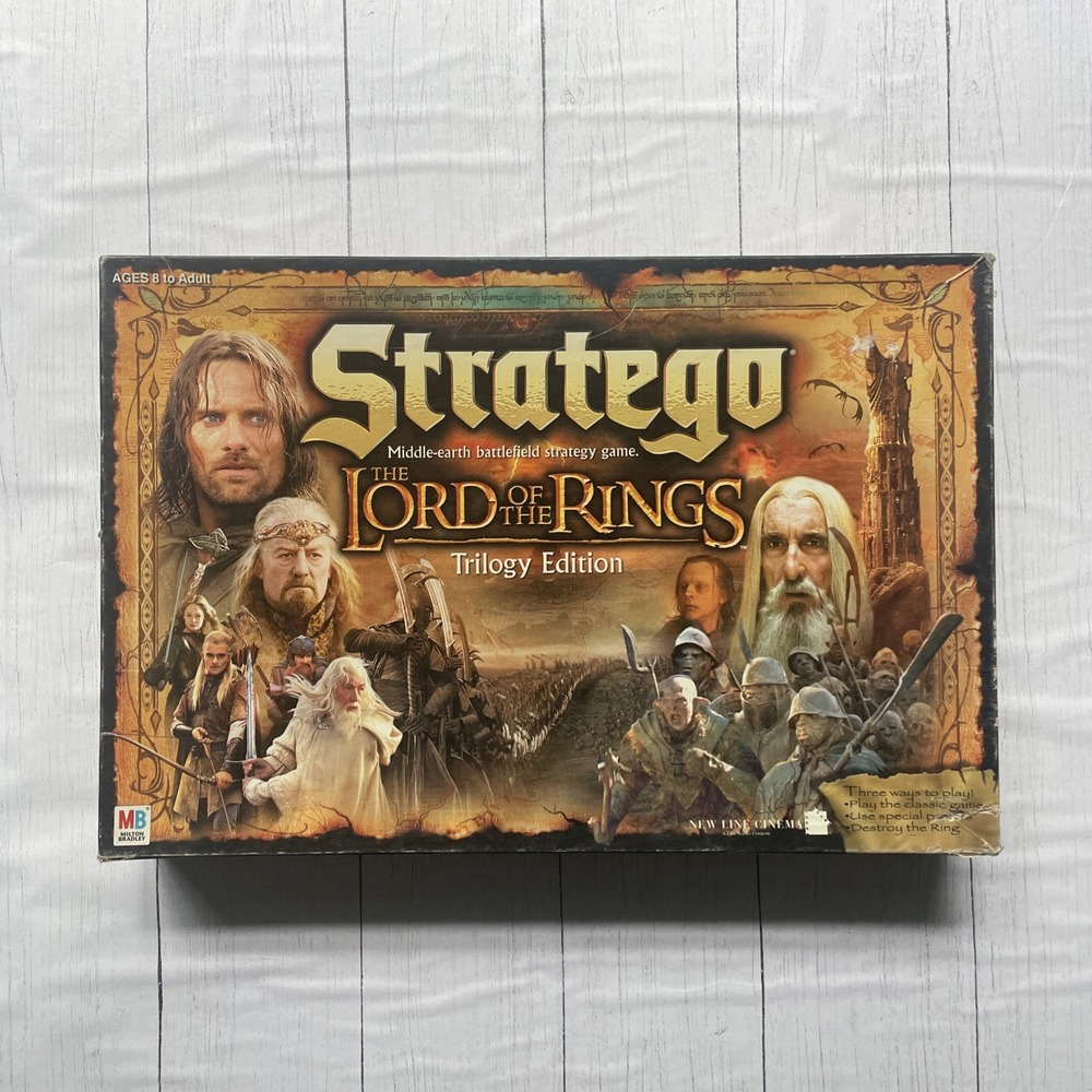 Stratego - Lord of the Rings Trilogy COMPLETE SET 2004 GOOD CONDITION